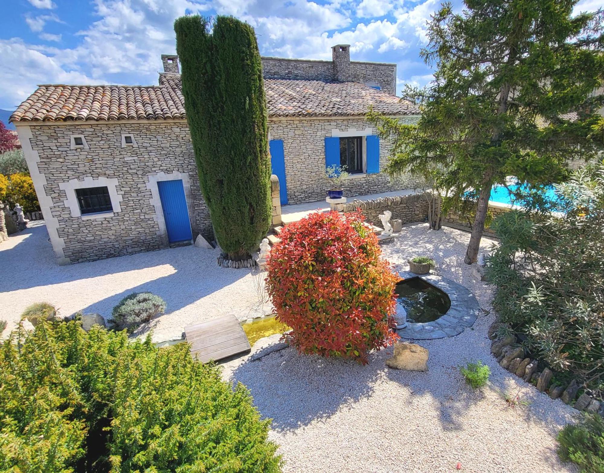 La Massette du Cheval Blanc Villa de caractère en pierre sèche LʼIsle-sur-la-Sorgue Extérieur photo