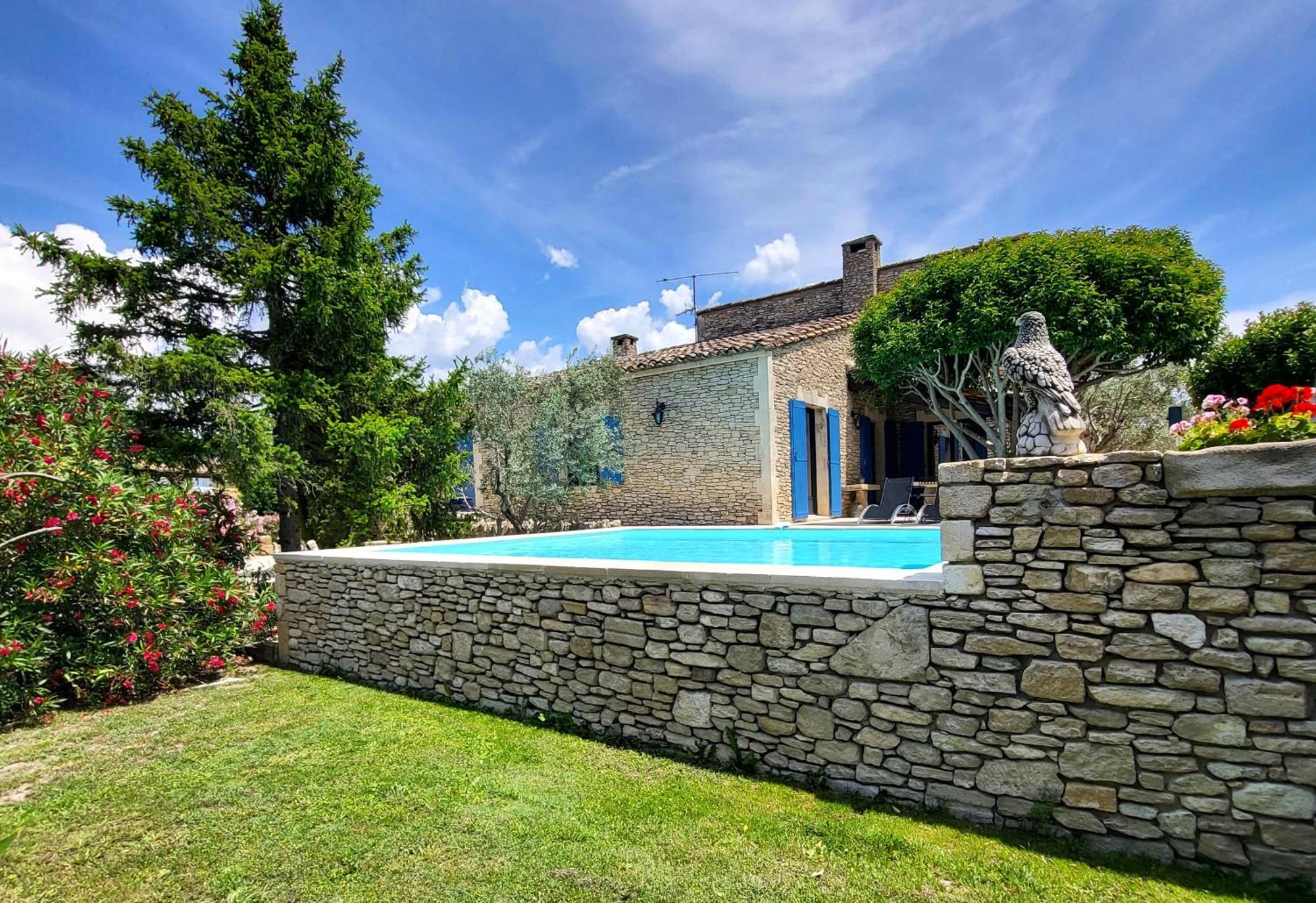 La Massette du Cheval Blanc Villa de caractère en pierre sèche LʼIsle-sur-la-Sorgue Extérieur photo