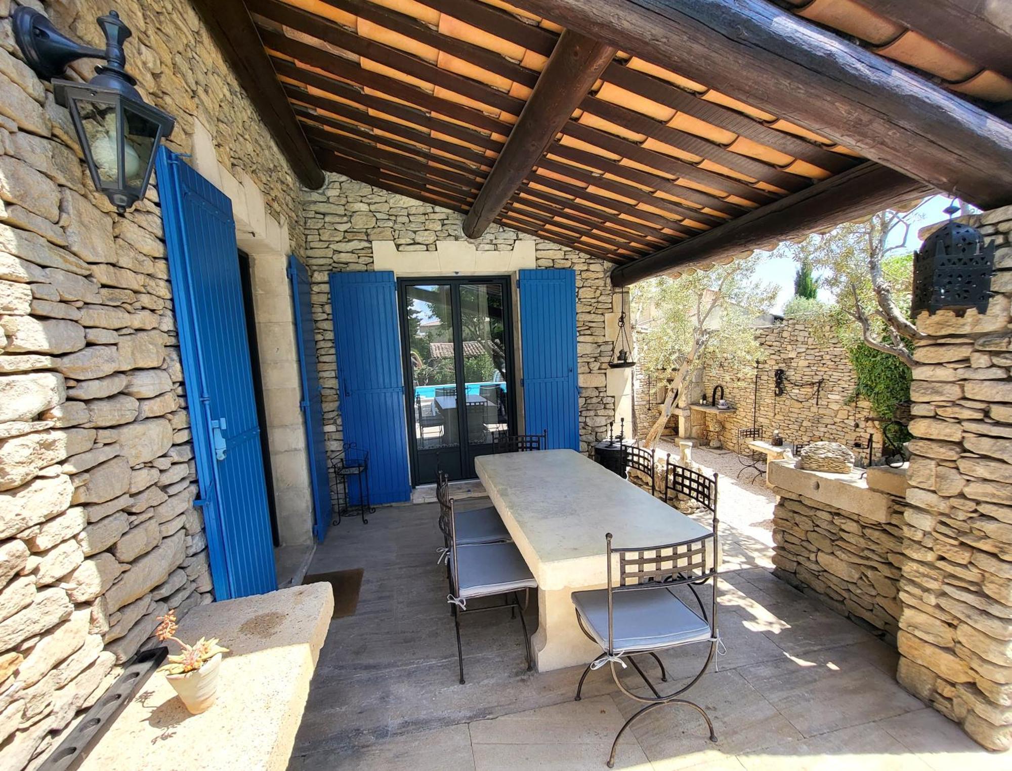 La Massette du Cheval Blanc Villa de caractère en pierre sèche LʼIsle-sur-la-Sorgue Extérieur photo